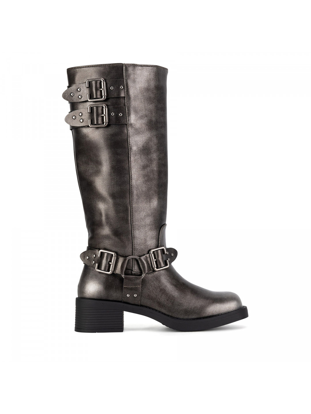 Kozačky Jenny Fairy HY96158-9 Stříbrná